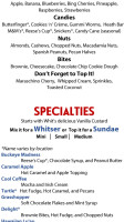 Whit's Frozen Custard Franklin, Tn menu