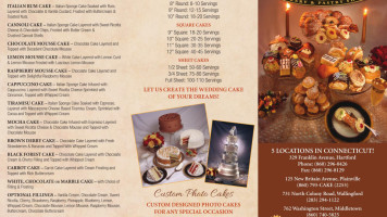 Mozzicato DePasquale Bakery menu