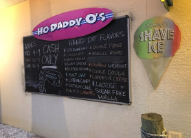 Ho Daddy O's Surf Cream menu