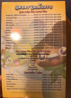 Sweet Delights Bakery menu