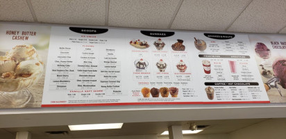 Oberweis Ice Cream Dairy Store menu