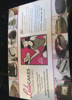 Lulucakes menu