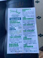 Tossed Togo menu