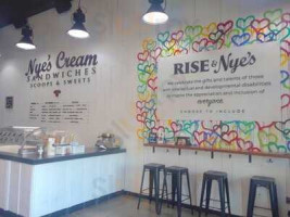 Rise Coffee Co. Nye's Cream Sandwiches inside