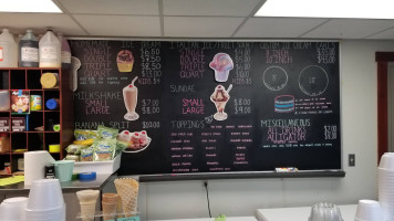 Jack Frost Homemade Ice Cream menu