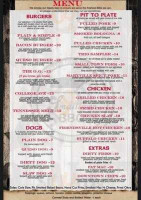 Small Town Bbq menu