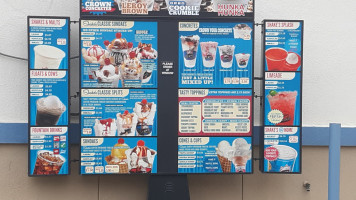 Shake's Frozen Custard menu