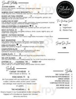 Slicker's Eatery menu