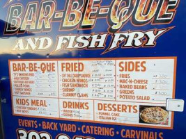 Falling Off The Bone -be-que And Fish Fry menu