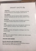 Pressed Juice Daily menu