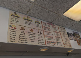 Silky's Frozen Custard menu