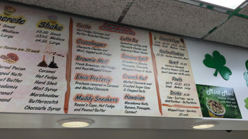 Silky's Frozen Custard menu