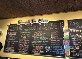 Sweet Melissa's Ice Cream Shoppe menu