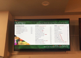 Khepra's Raw Food Juice menu