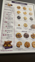 Insomnia Cookies menu