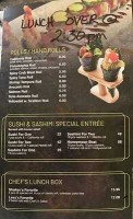 Chef 21 Sushi Burger menu