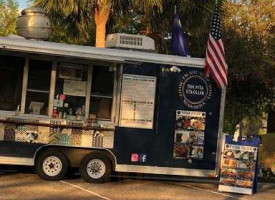 The Pita Stroller Mediterranean Food Trailer outside