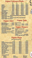 Pat D's Pizza menu