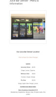 Emnet Organics menu