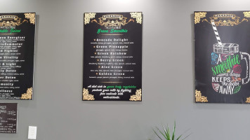 Paradise Juice menu