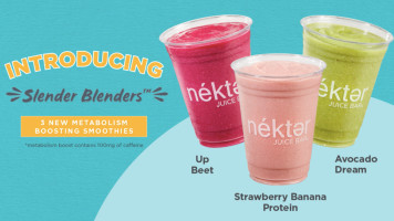 Nekter Juice menu