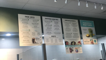 Nekter Juice menu