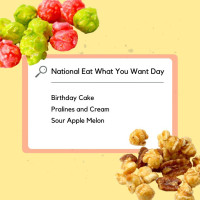 Popcorn Friday menu