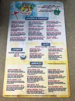 Caddy's Madeira Beach menu