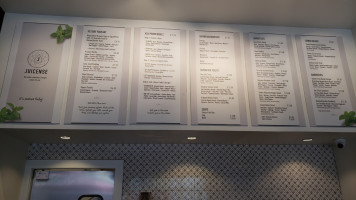 Juicense menu