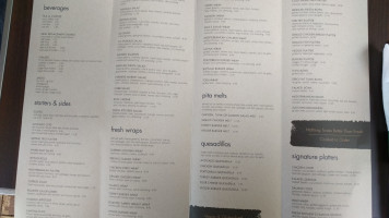 J J Fresh Kitchen menu