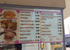 Family Donuts menu