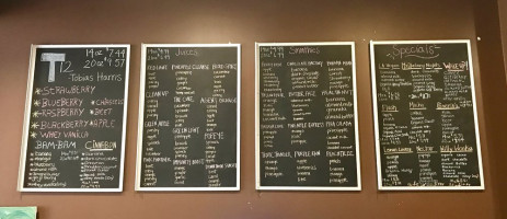 The Smoothie Room menu