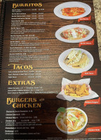 Tequilas menu