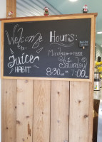 Juice Habit menu