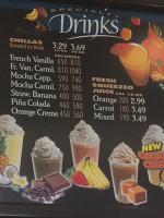 Winchell's Donut House menu