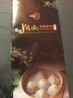 Mister Chen Express menu