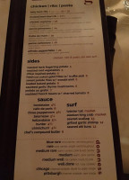 Gustav Chophouse and Bar menu