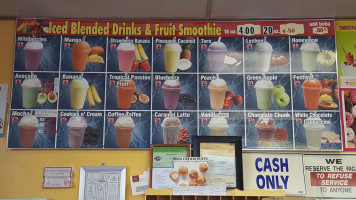 Uncle Joe's Donuts menu