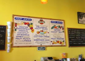 Athens Juice menu