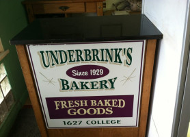 Underbrinks Bakery menu