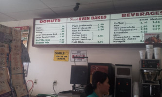 K Inn Doughnuts menu