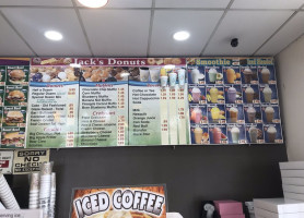 Jack's Donuts menu