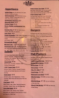 Charles Village Pub menu