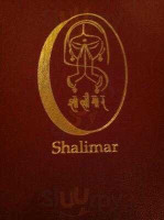 Shalimar Of India menu