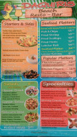 Slab Pizza menu