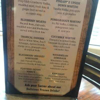 Sea Dog Brew Pub menu