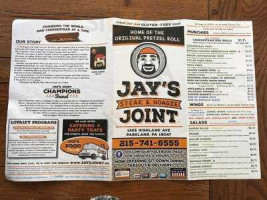 Jay's Steak And Hoagie Joint menu