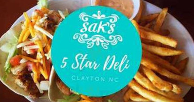 Saks Deli food