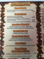 Northside Cafe menu