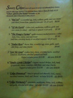 Renata's Creperie menu